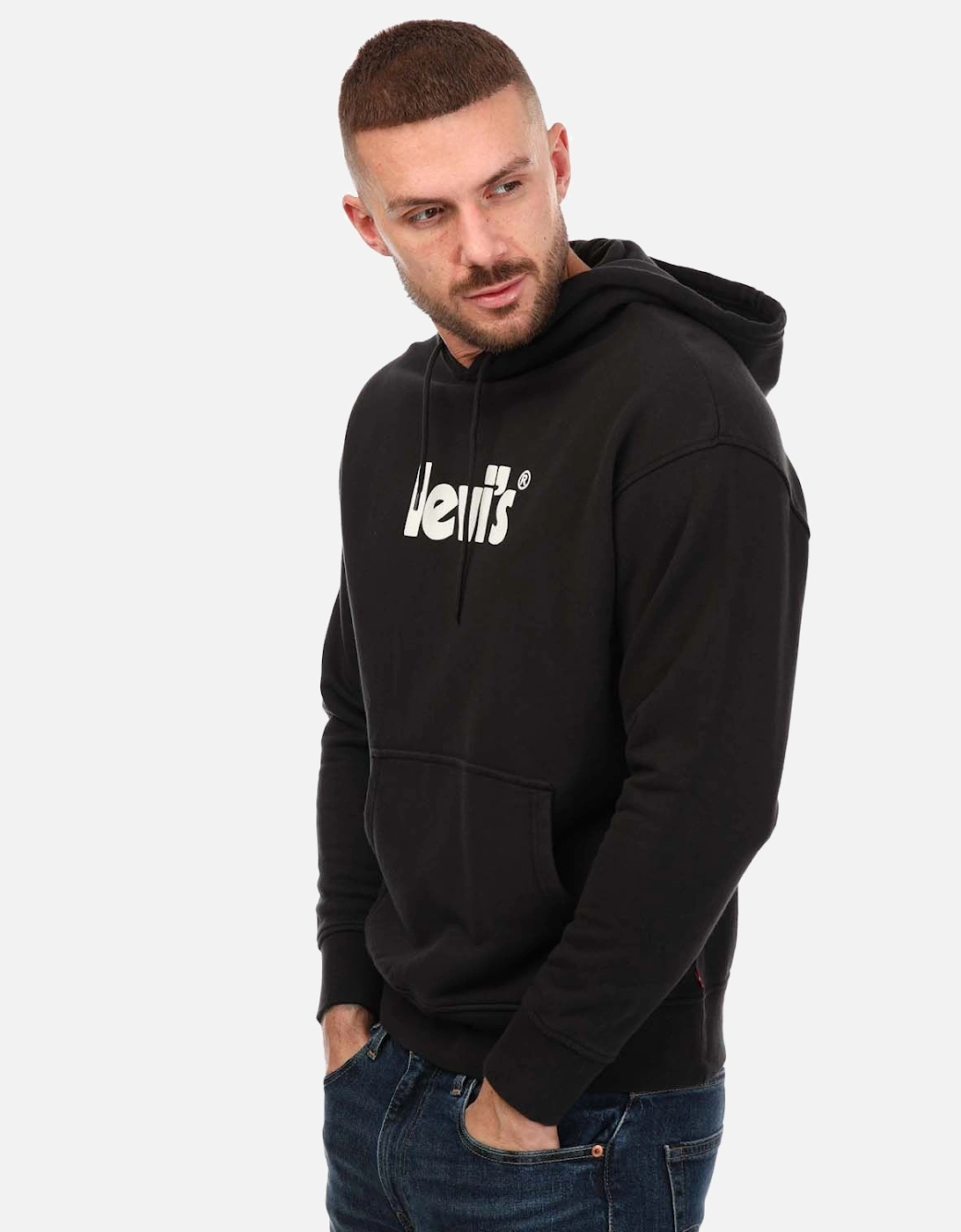 Mens Relaxed Graphic Hoody, 5 of 4