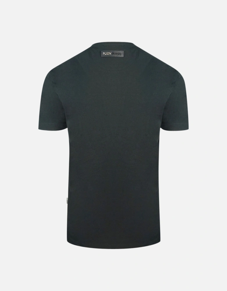 Plein Sport Tiger Side Logo Black T-Shirt