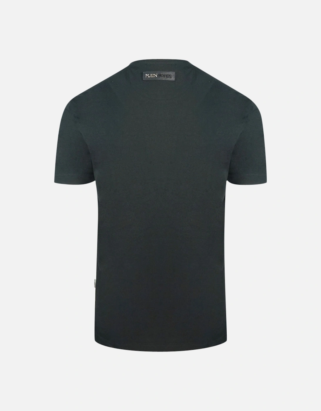 Plein Sport Bold Branded Logo Black T Shirt