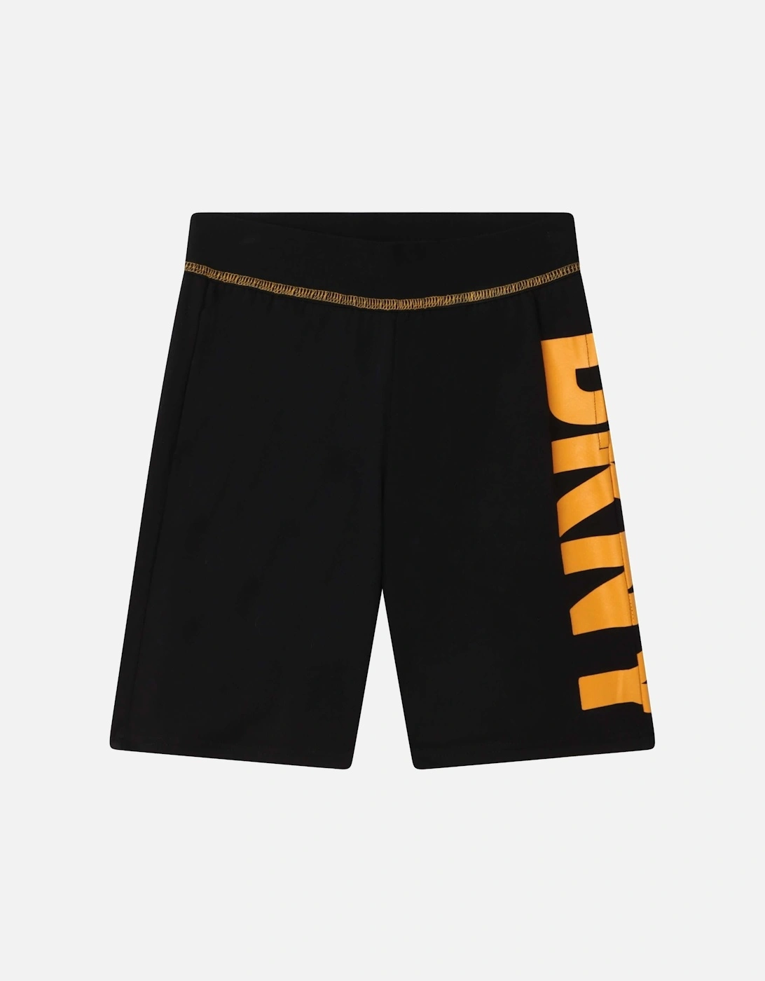 Boys Black Cotton Logo Shorts, 4 of 3