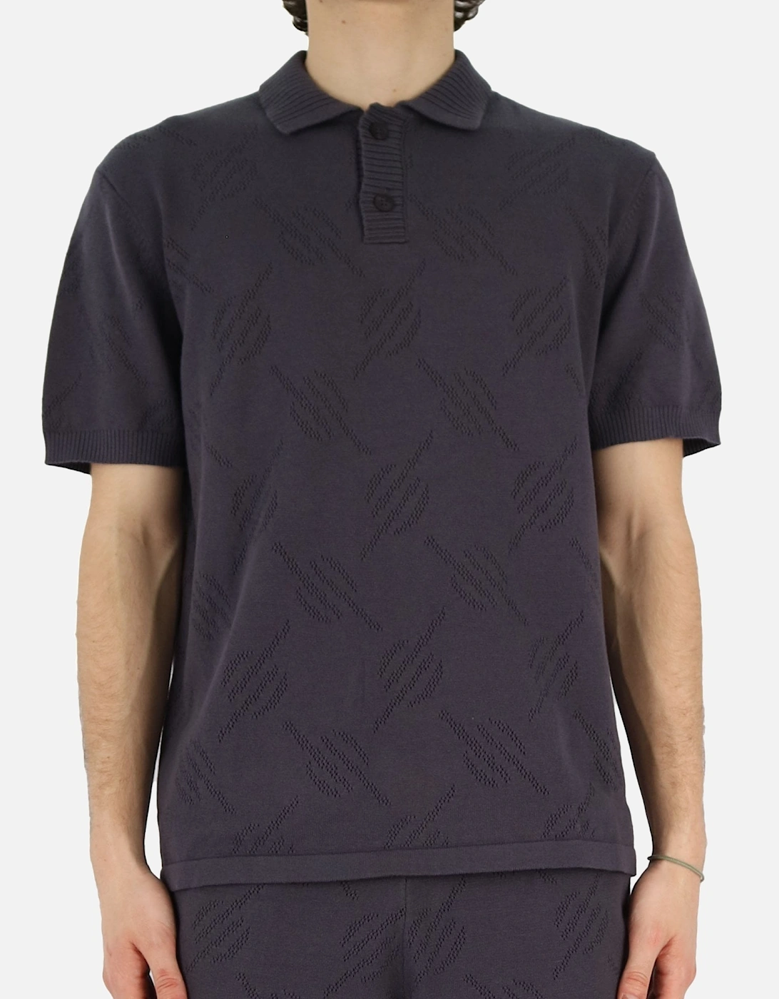 Ralo Knitted Grey Polo Shirt, 5 of 4