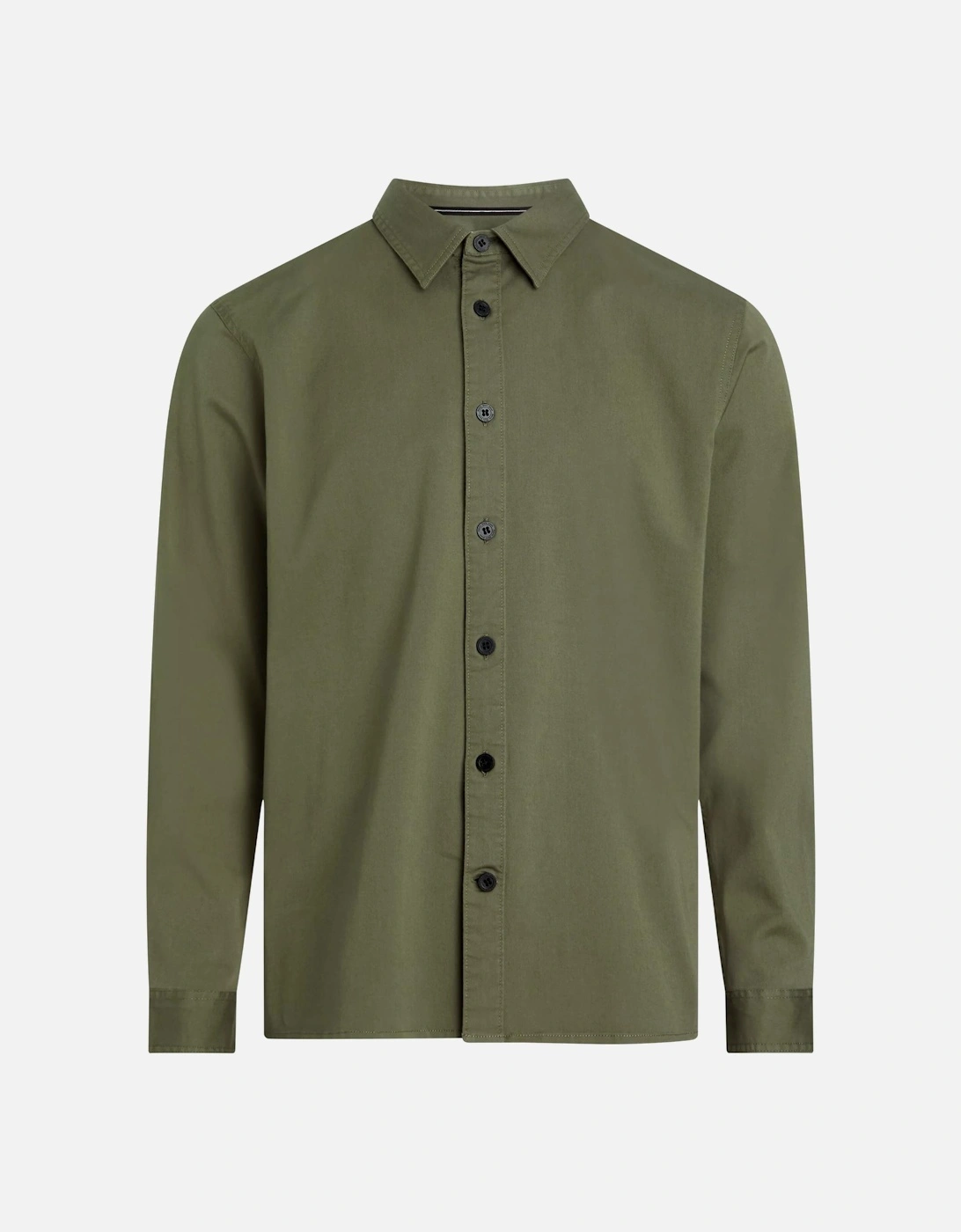 Monologo Badge Relaxed Shirt - Olive, 4 of 3