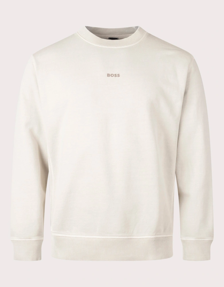 Relaxed Fit Garment Dyed Wefade Sweatshirt