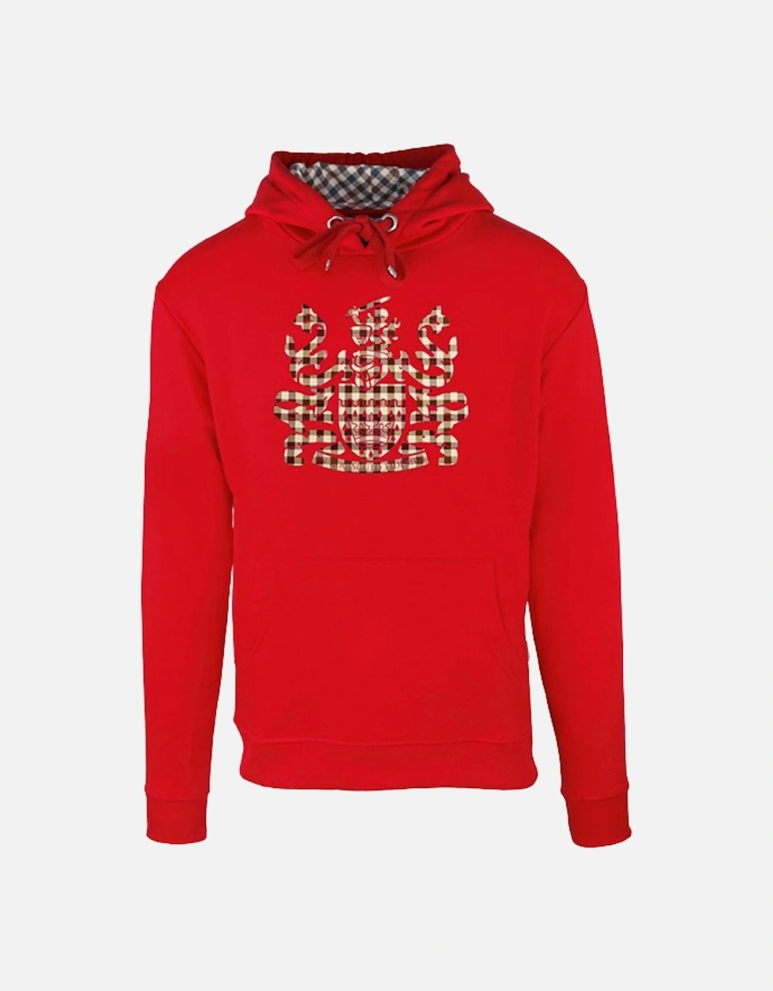 Check Aldis Crest Red Hoodie, 3 of 2