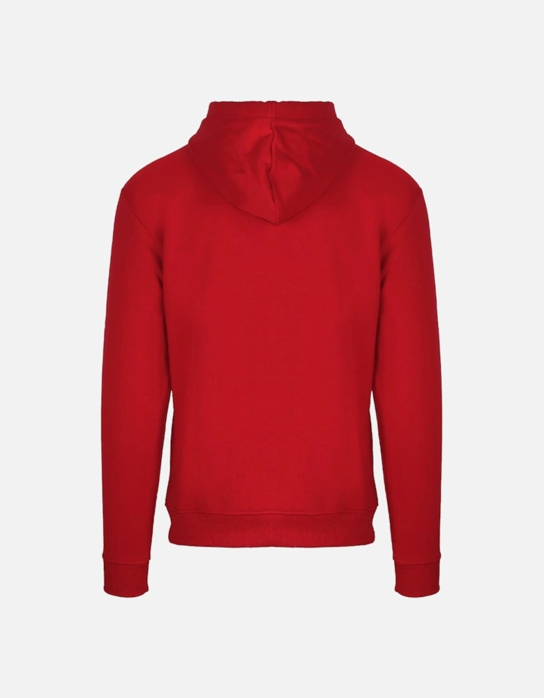 Check Aldis Crest Red Hoodie