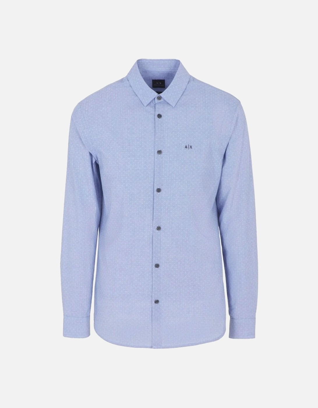 Man Woven Shirt White Pied De Poule, 4 of 3