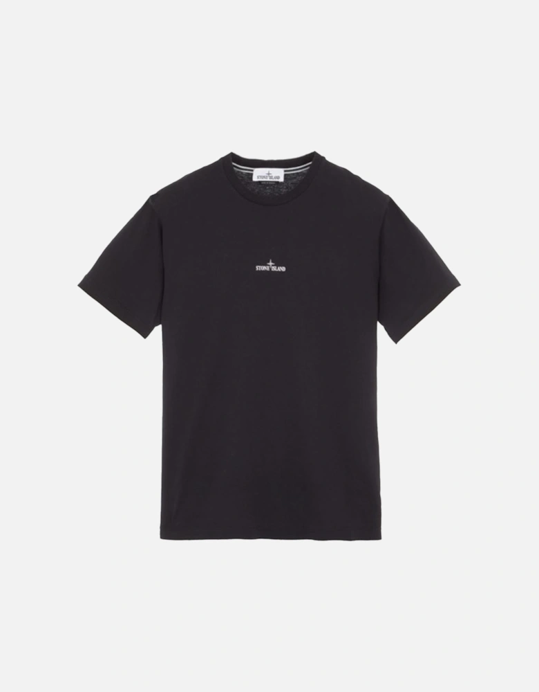 'Stamp Two' Print T-Shirt Black