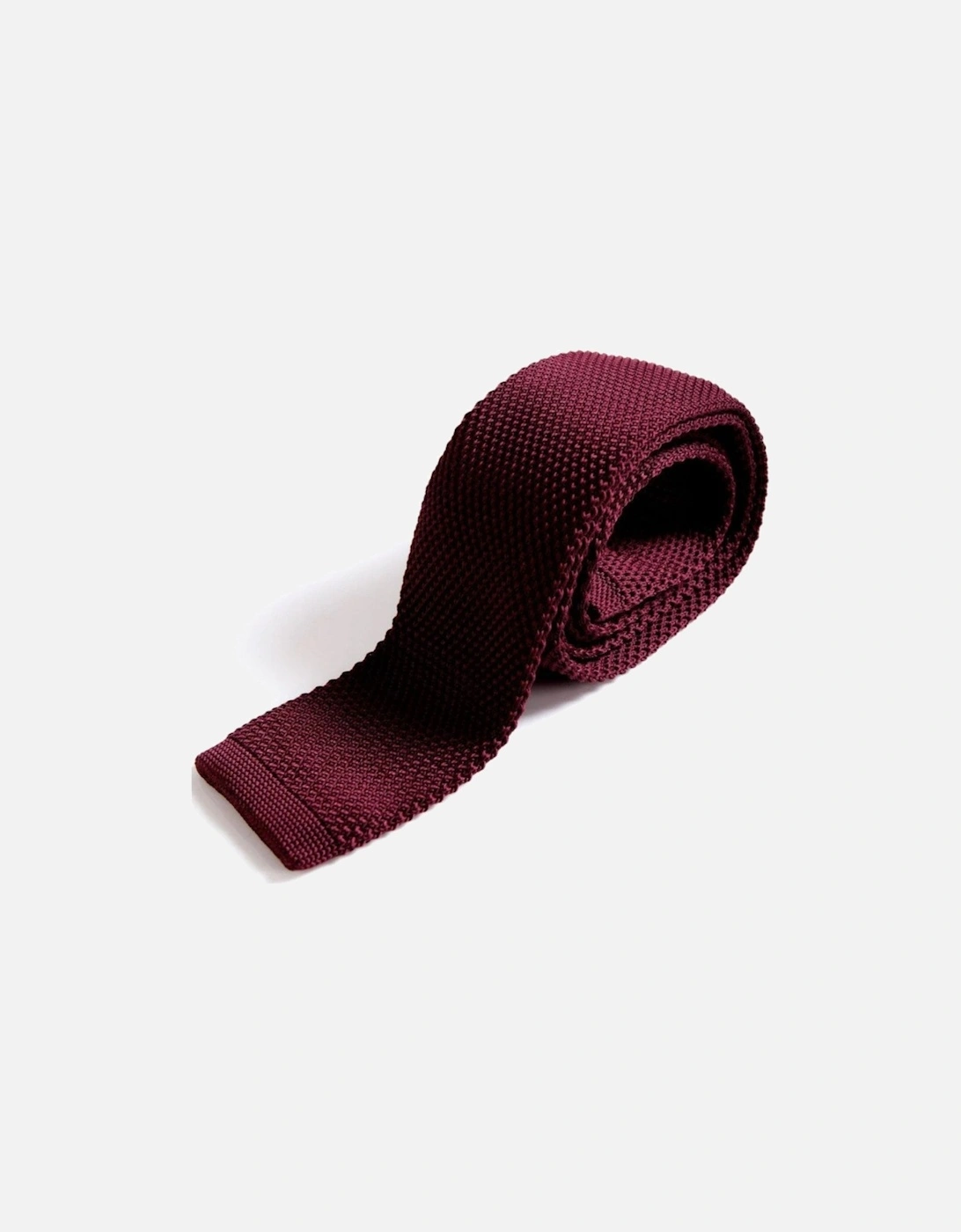Knitted Tie - Wine, 3 of 2