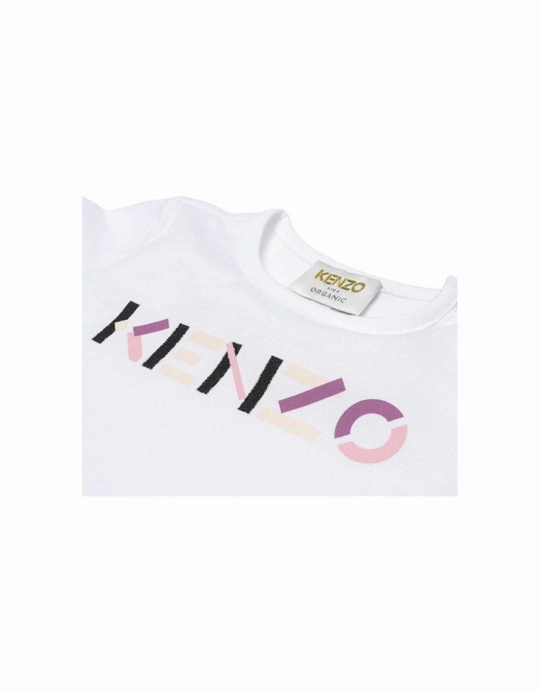 Baby Girls Logo T-shirt White