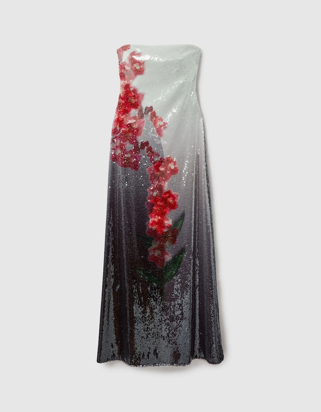 Halston Sequin Strapless Maxi Dress, 2 of 1
