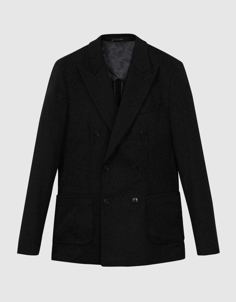 Atelier Cashmere Modern Fit Double Breasted Blazer