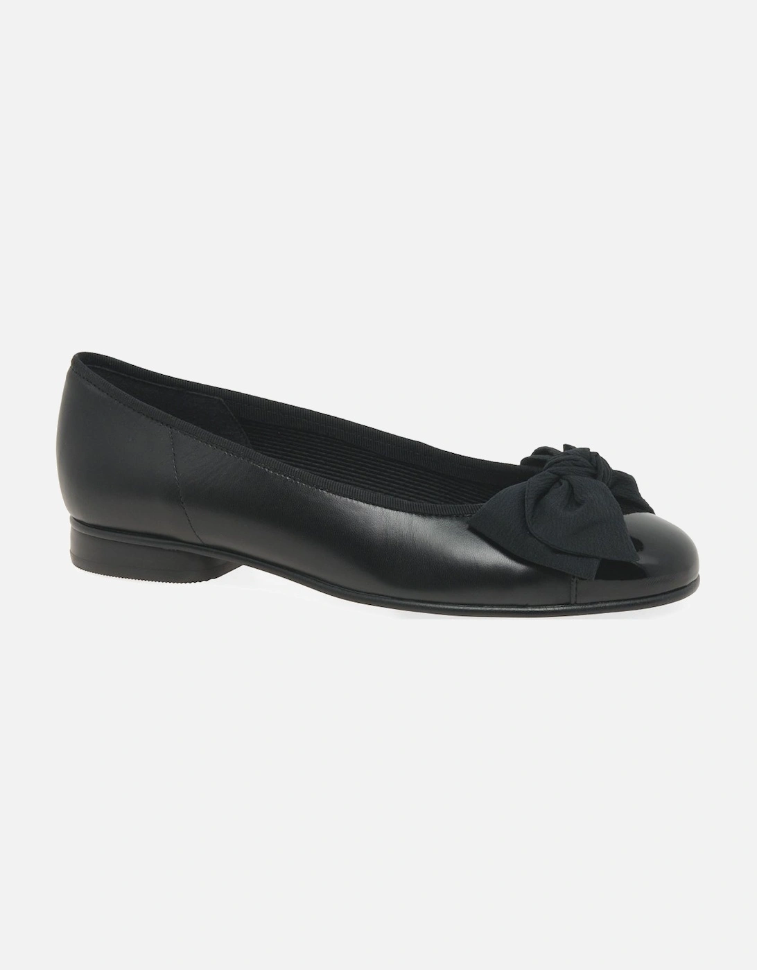 Gabor Women's Amy Womens Ballerina Pumps - Black - Size: 8.5