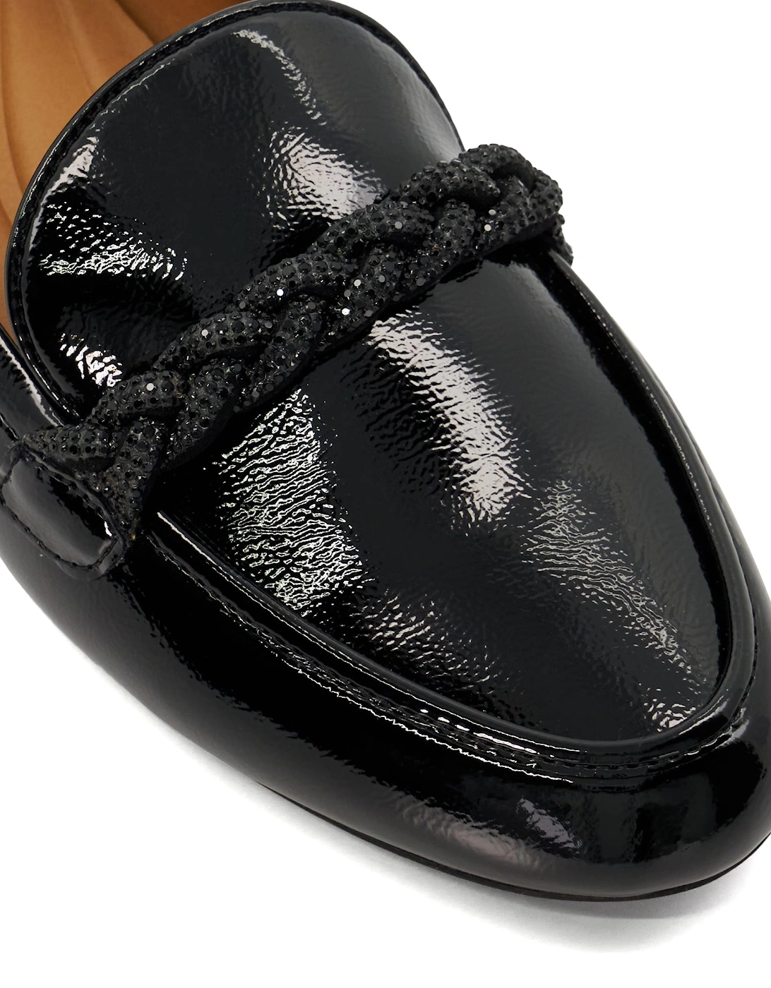 Ladies Giuliettas - Diamante Knot Loafers