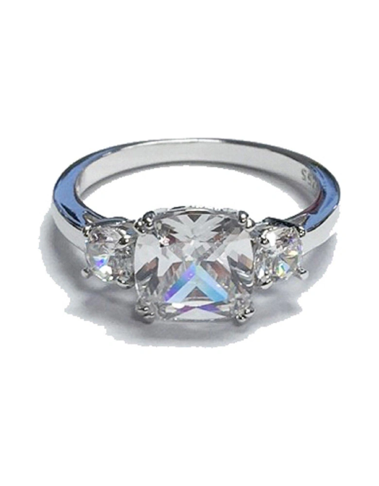 The Carat Collection - Clear Meghan Sparkle Ring