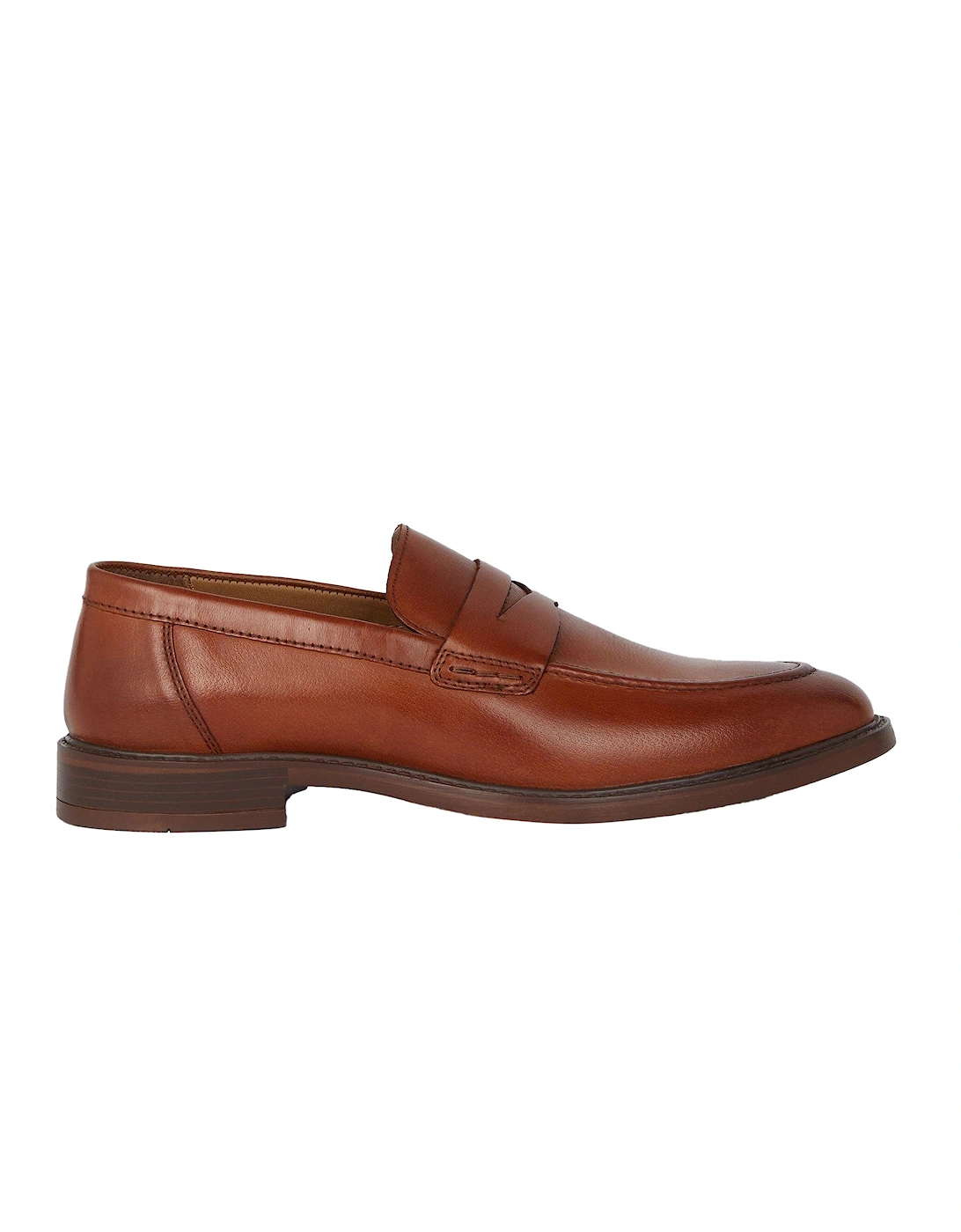 Mens Bernardus Leather Penny Loafers, 4 of 3