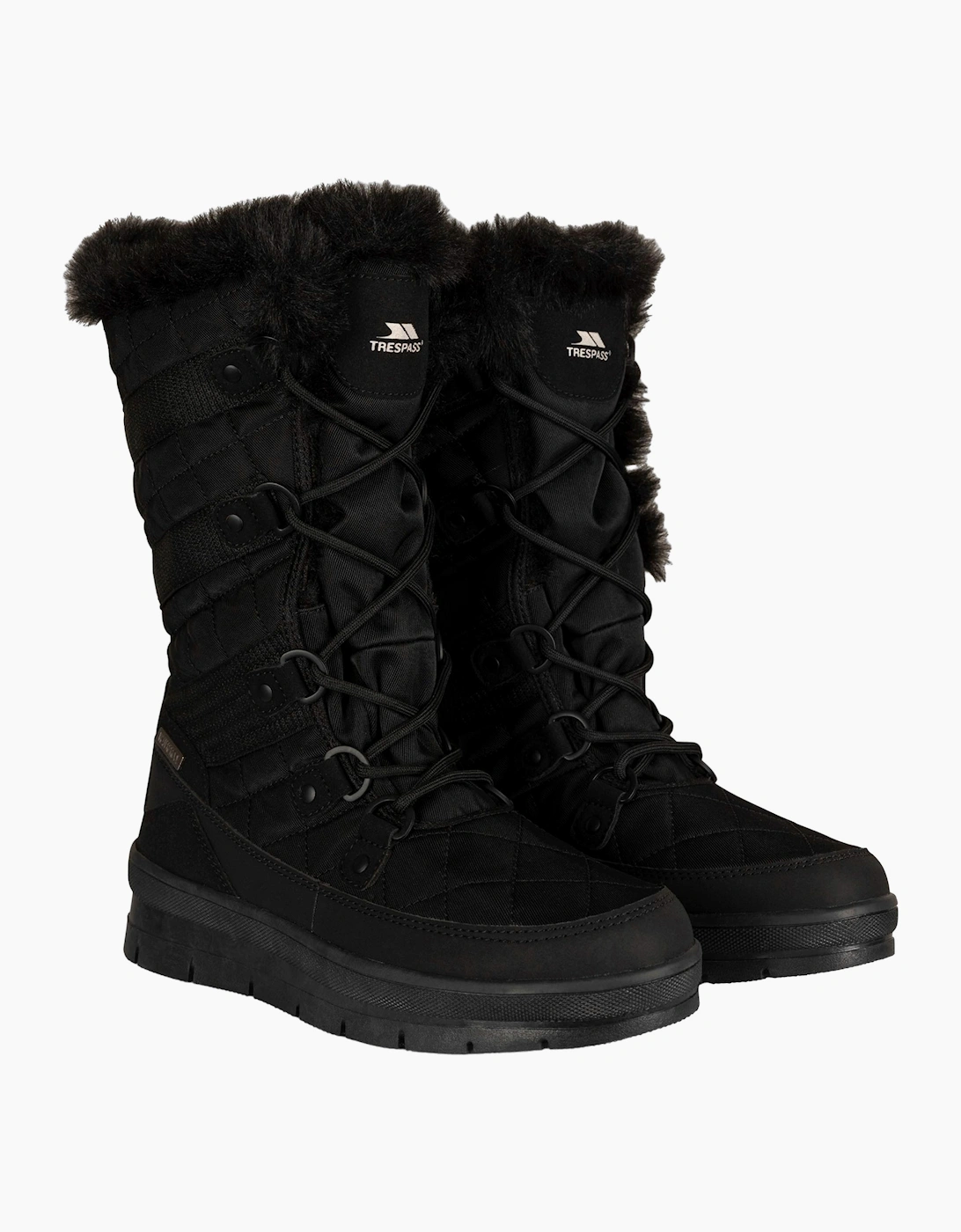 Trespass Women's Black / Evelyn Snow Boots - Size: 5