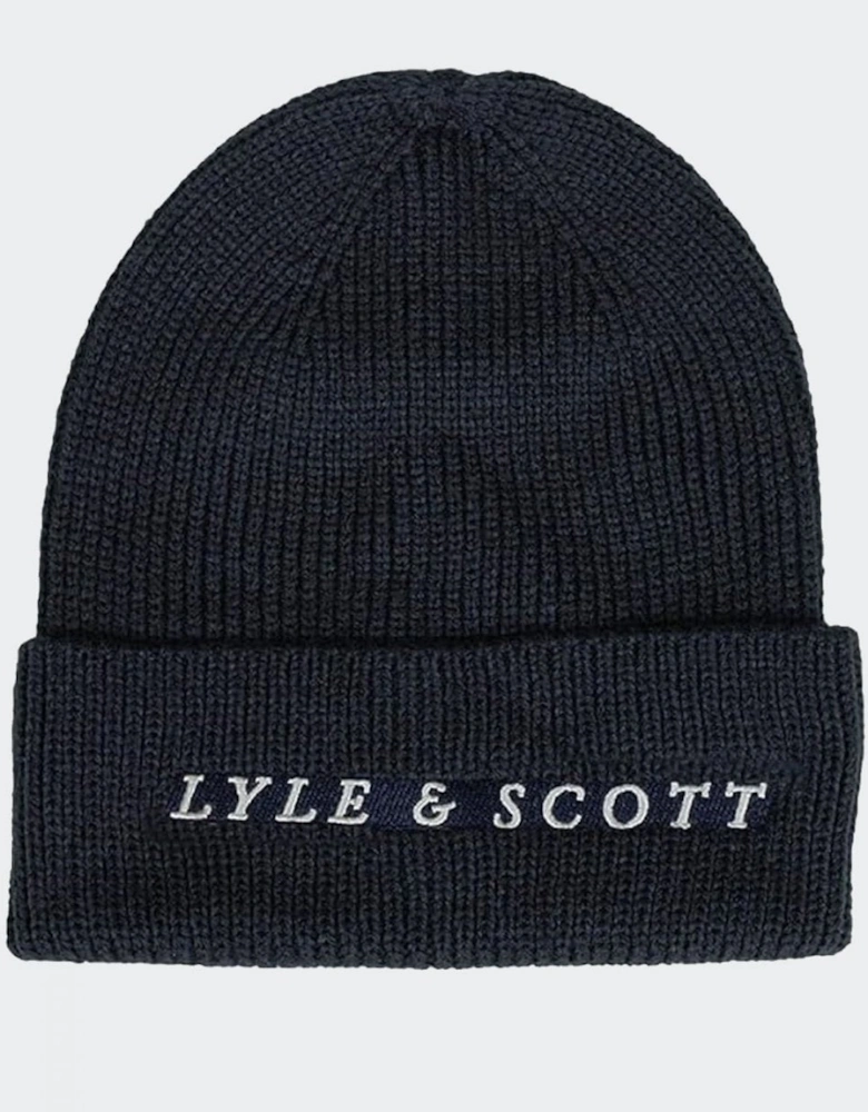 Lyle & Scott Ribbed Beanie