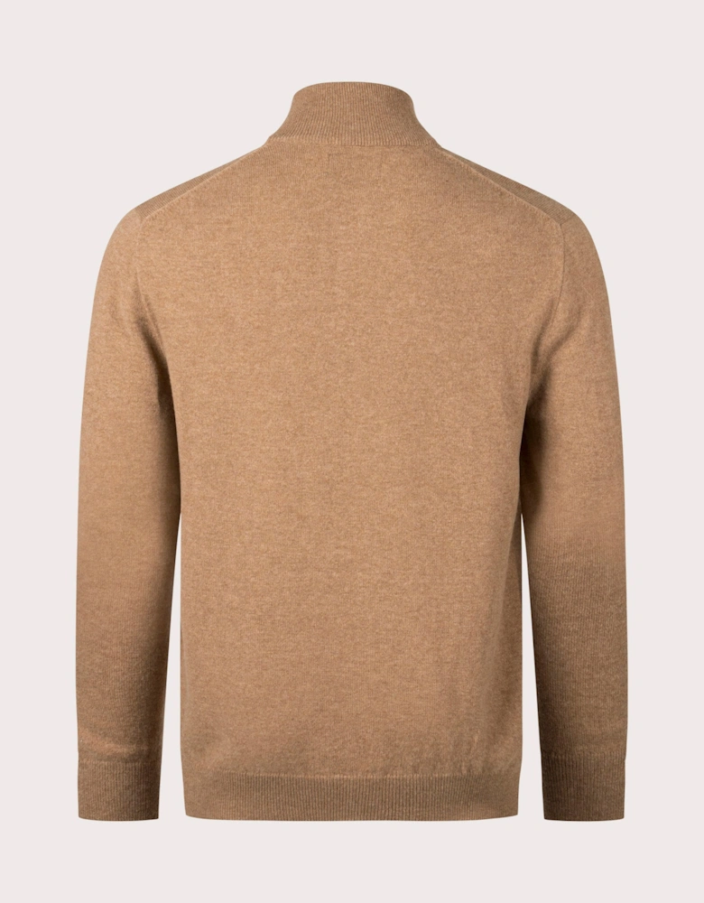 Merino Wool Quarter Zip Jumper