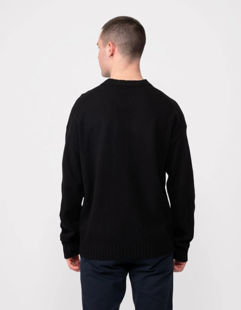 HUGO San Cassio Mens Stacked Logo Sweater