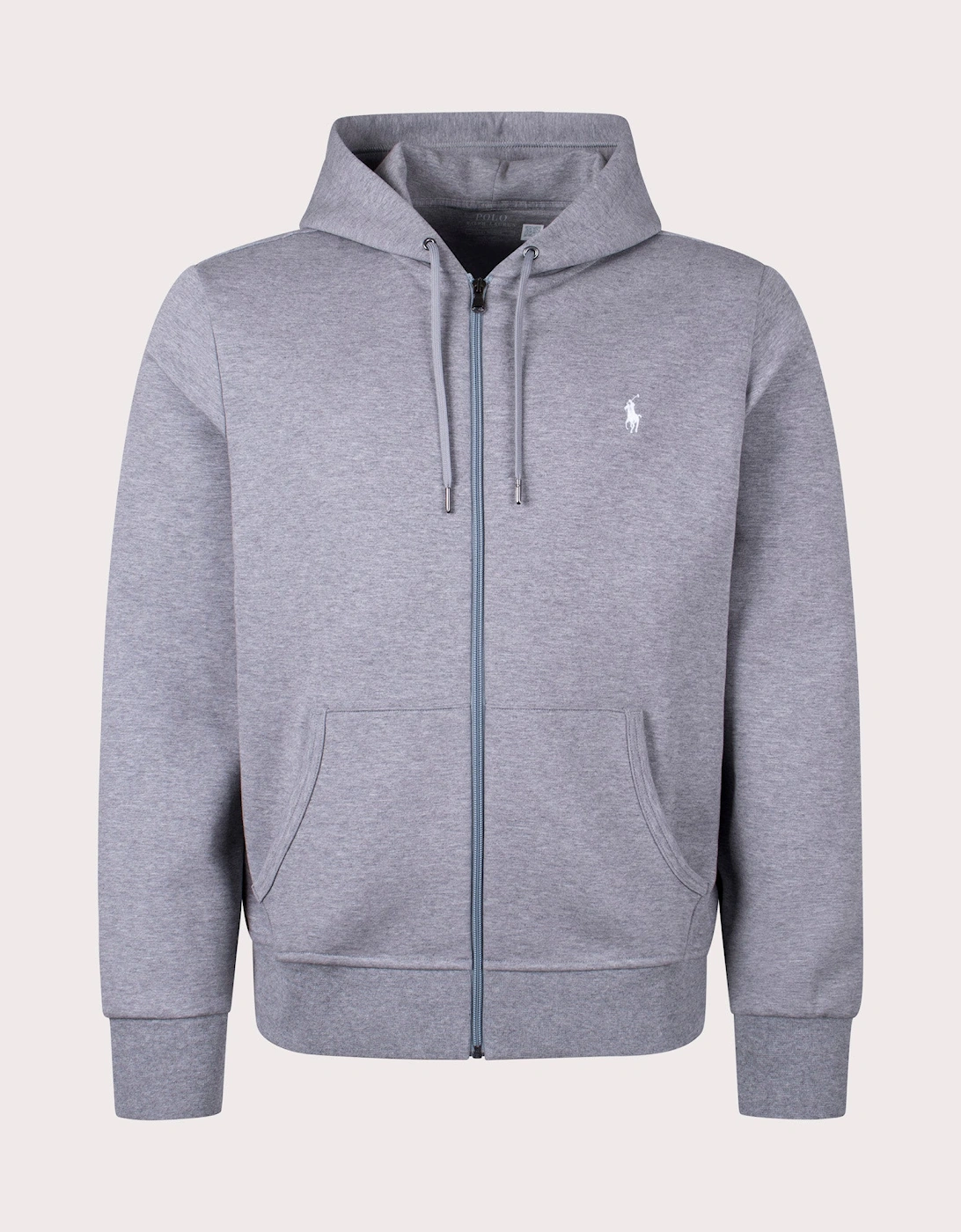 Zip Through Double Knit Zip Up Hoodie, 4 of 3