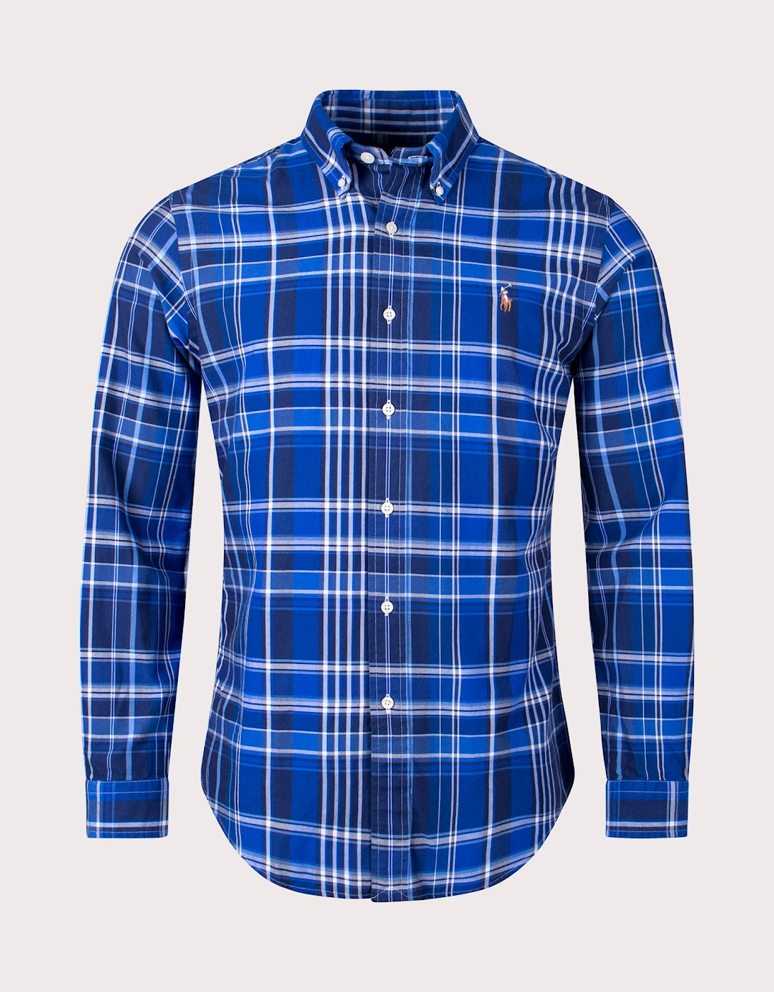 Custom Fit Checkered Oxford Shirt, 4 of 3