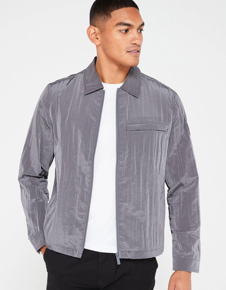 Crinkle 2.0 Shirt Jacket - Grey