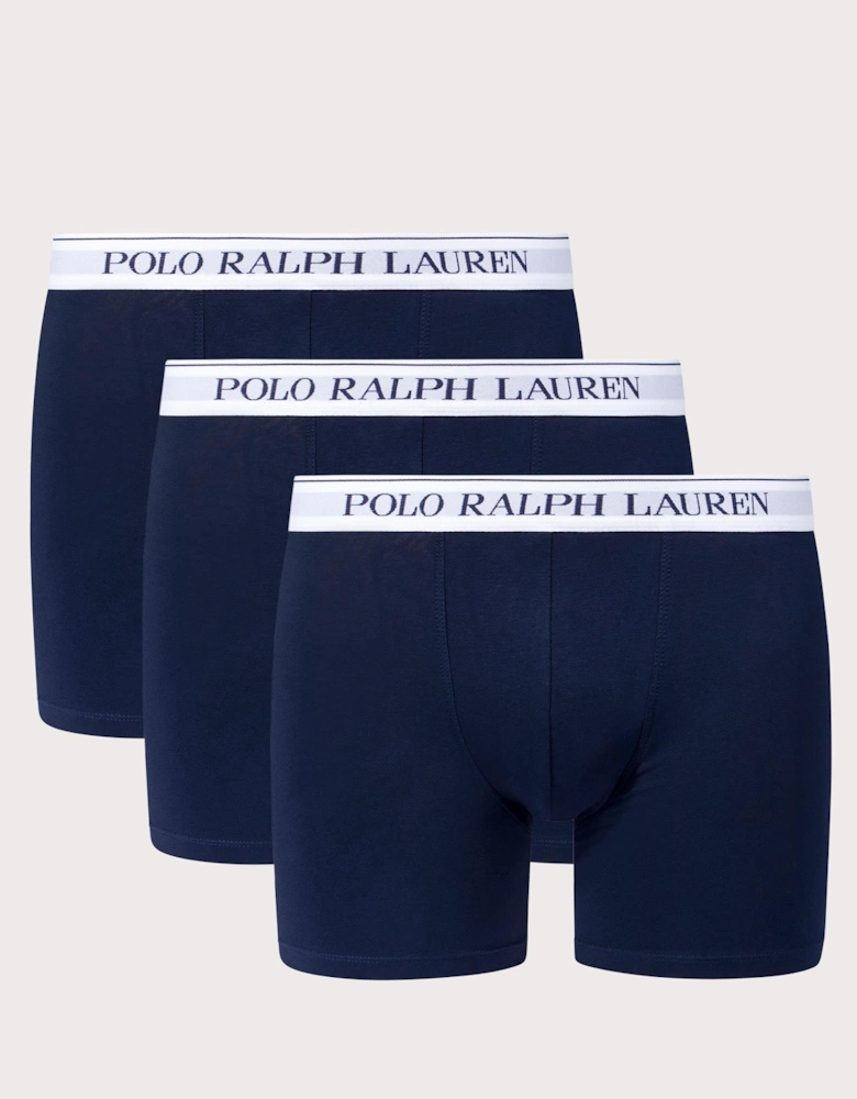 Three Pack of Stretch Cotton Boxer Briefs