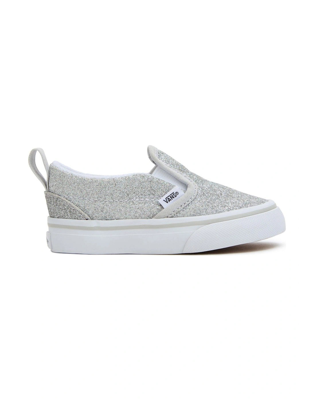 Toddler Slip-on Glitter Trainers - Silver, 6 of 5