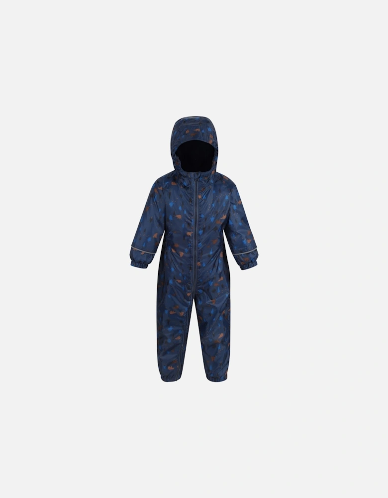 Childrens/Kids Printed Splat II Hooded Rainsuit