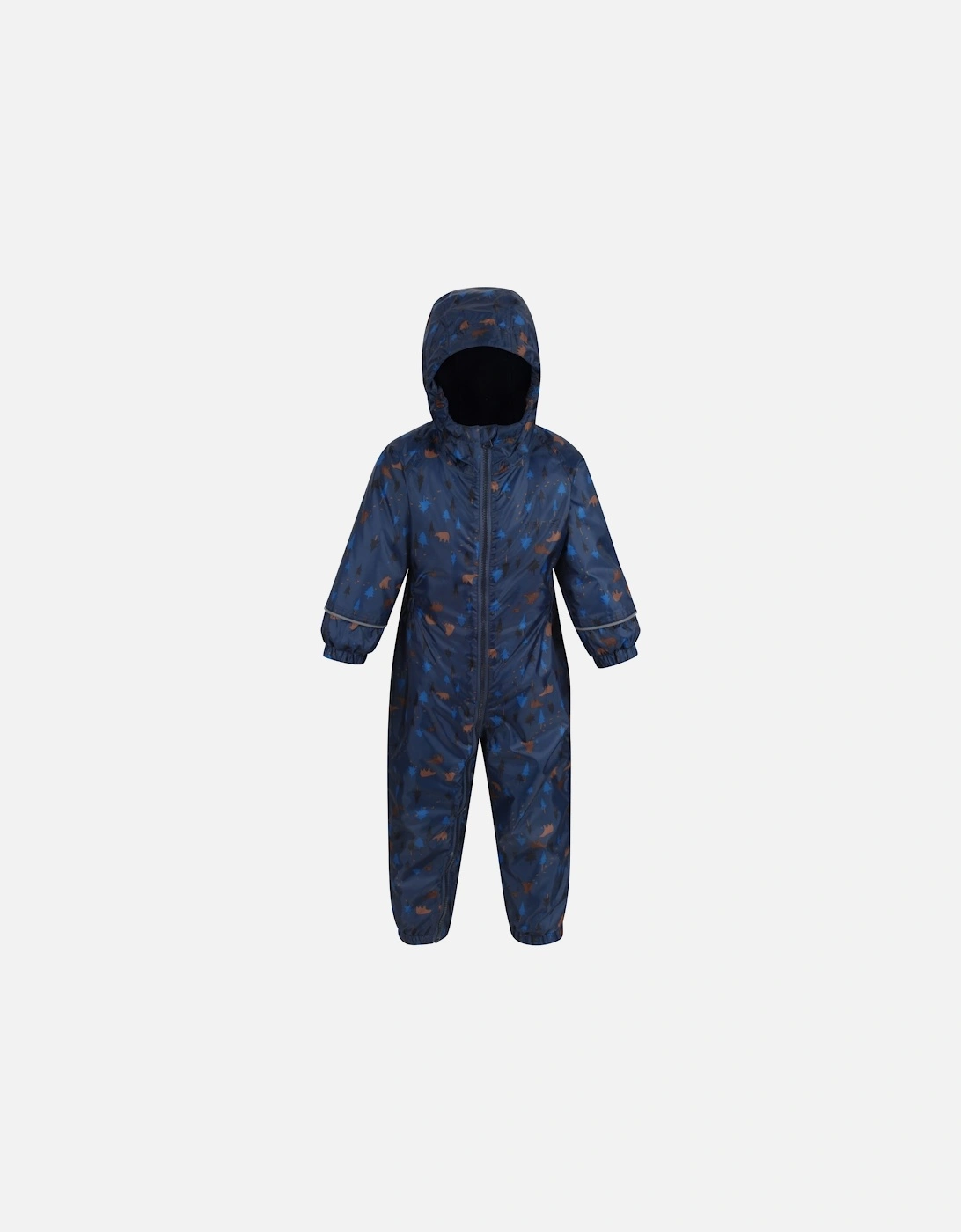 Childrens/Kids Printed Splat II Hooded Rainsuit