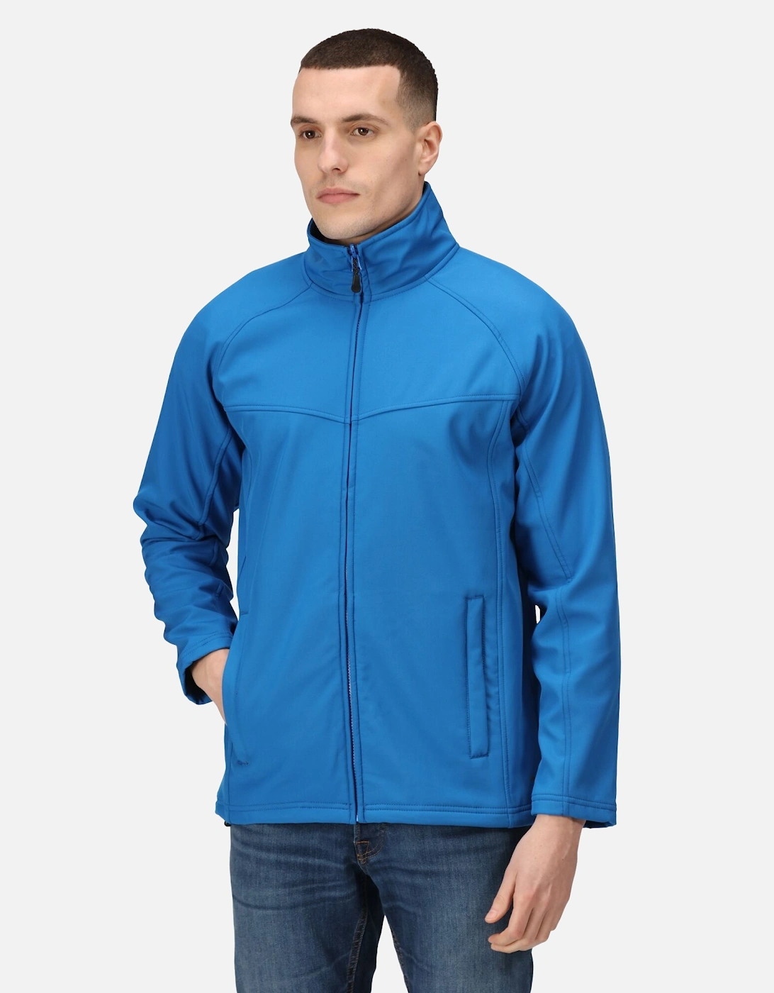 Uproar Mens Softshell Wind Resistant Fleece Jacket