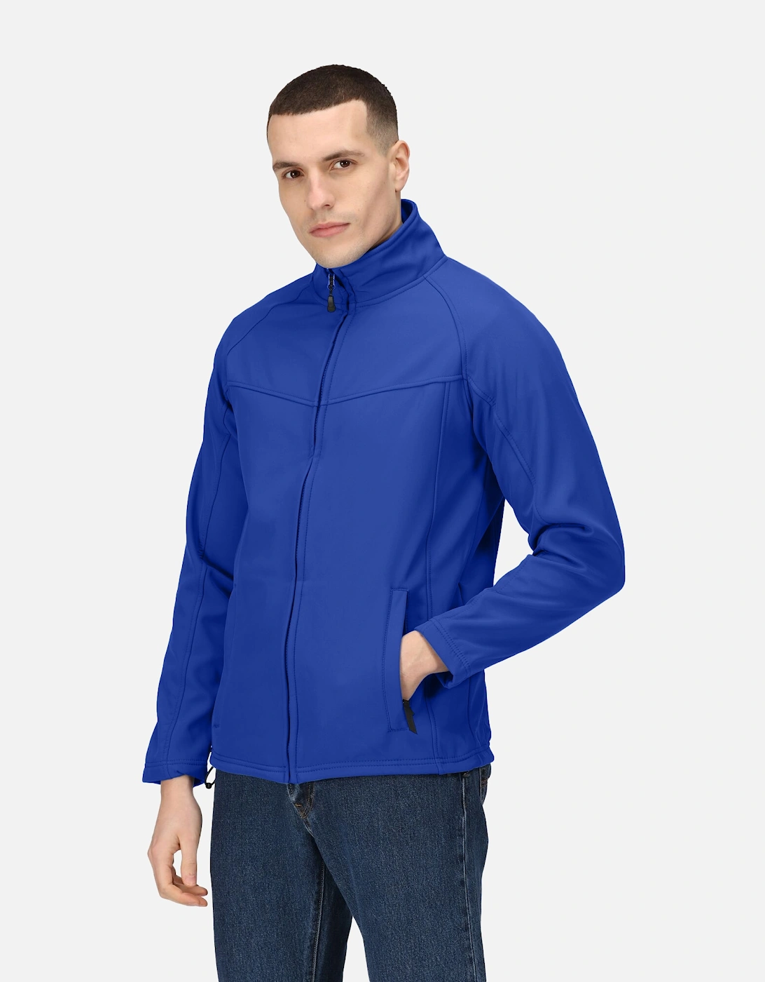 Uproar Mens Softshell Wind Resistant Fleece Jacket