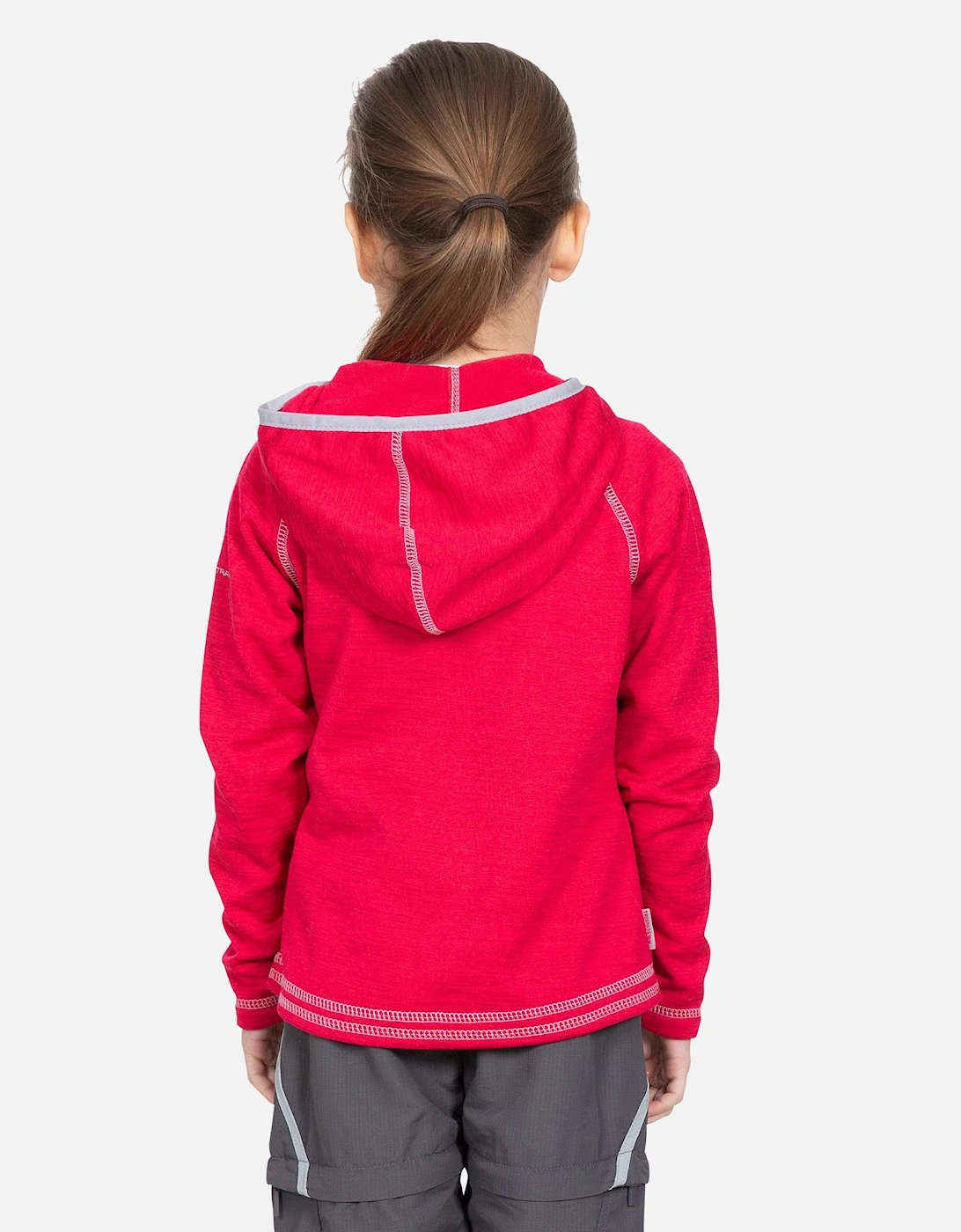 Childrens Girls Goodness Full Zip Hooded Fleece Jacket