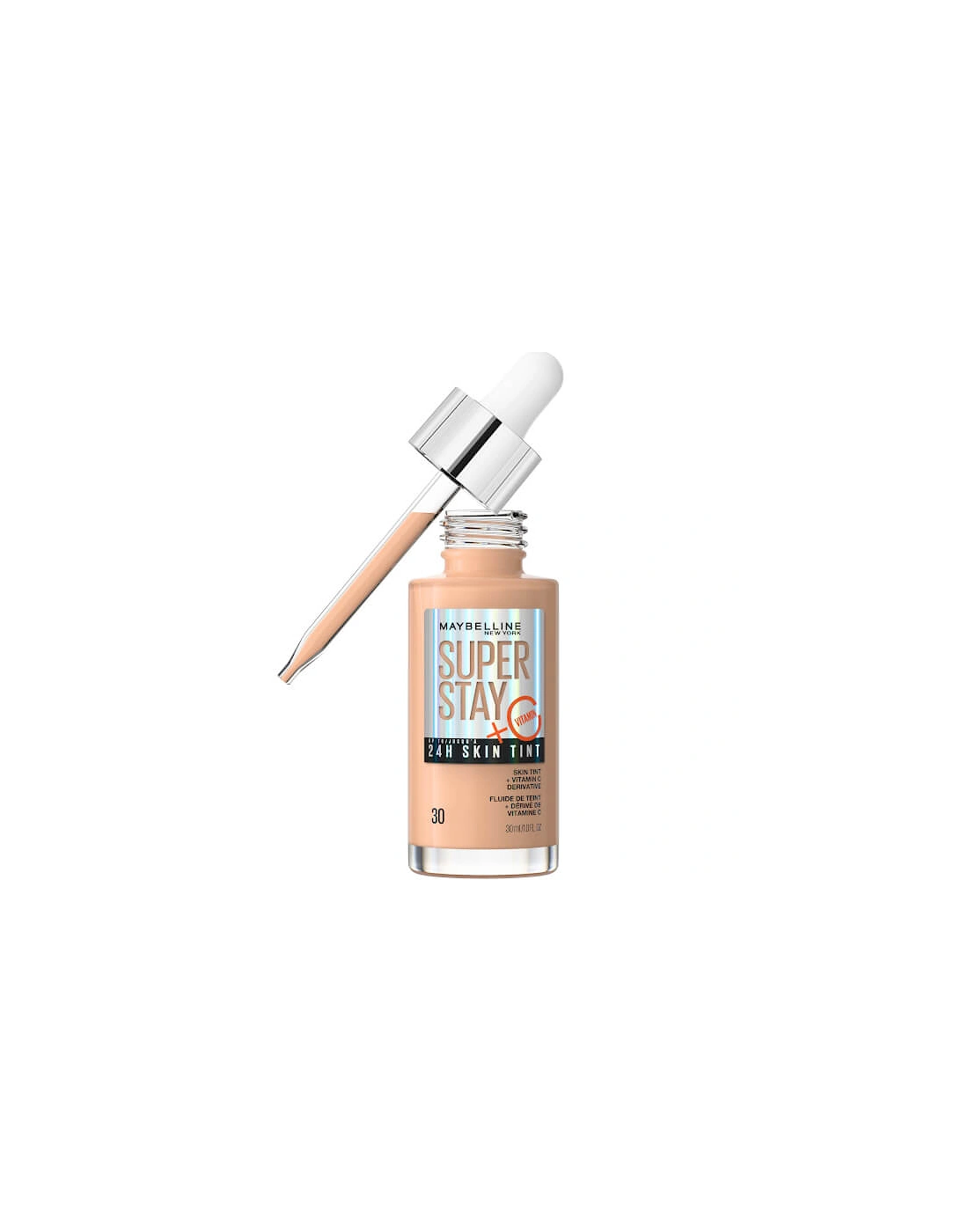 Super Stay up to 24H Skin Tint Foundation + Vitamin C - Shade 30, 2 of 1