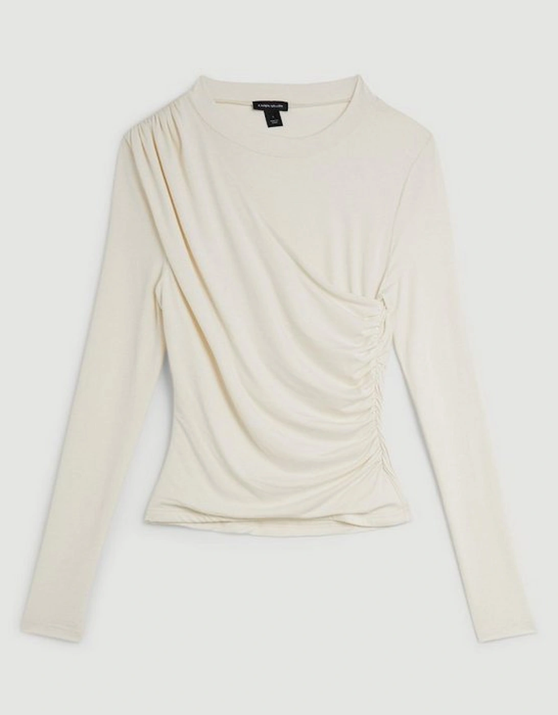 Soft Touch Slinky Jersey Long Sleeve Top