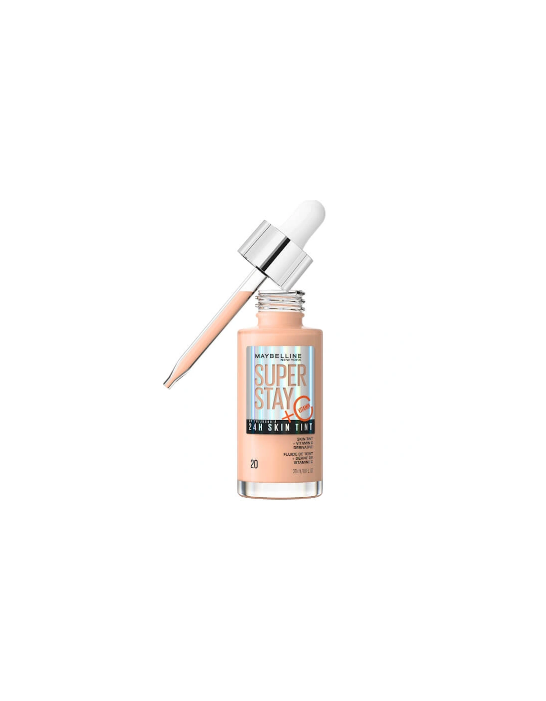 Super Stay up to 24H Skin Tint Foundation + Vitamin C - Shade 20, 2 of 1