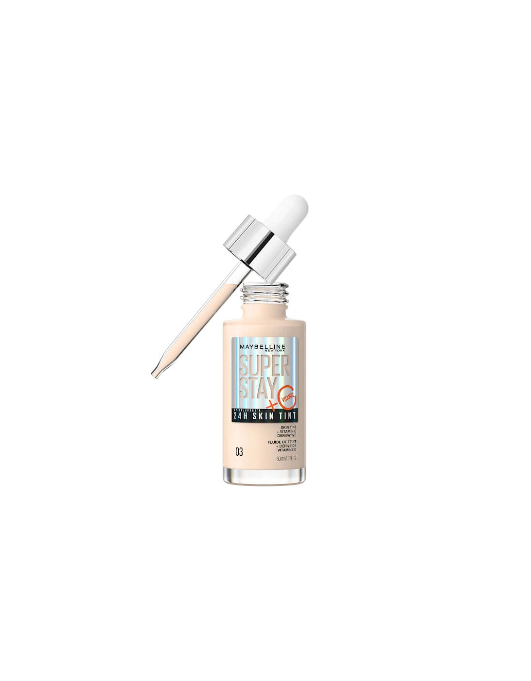Super Stay up to 24H Skin Tint Foundation + Vitamin C - Shade 03, 2 of 1
