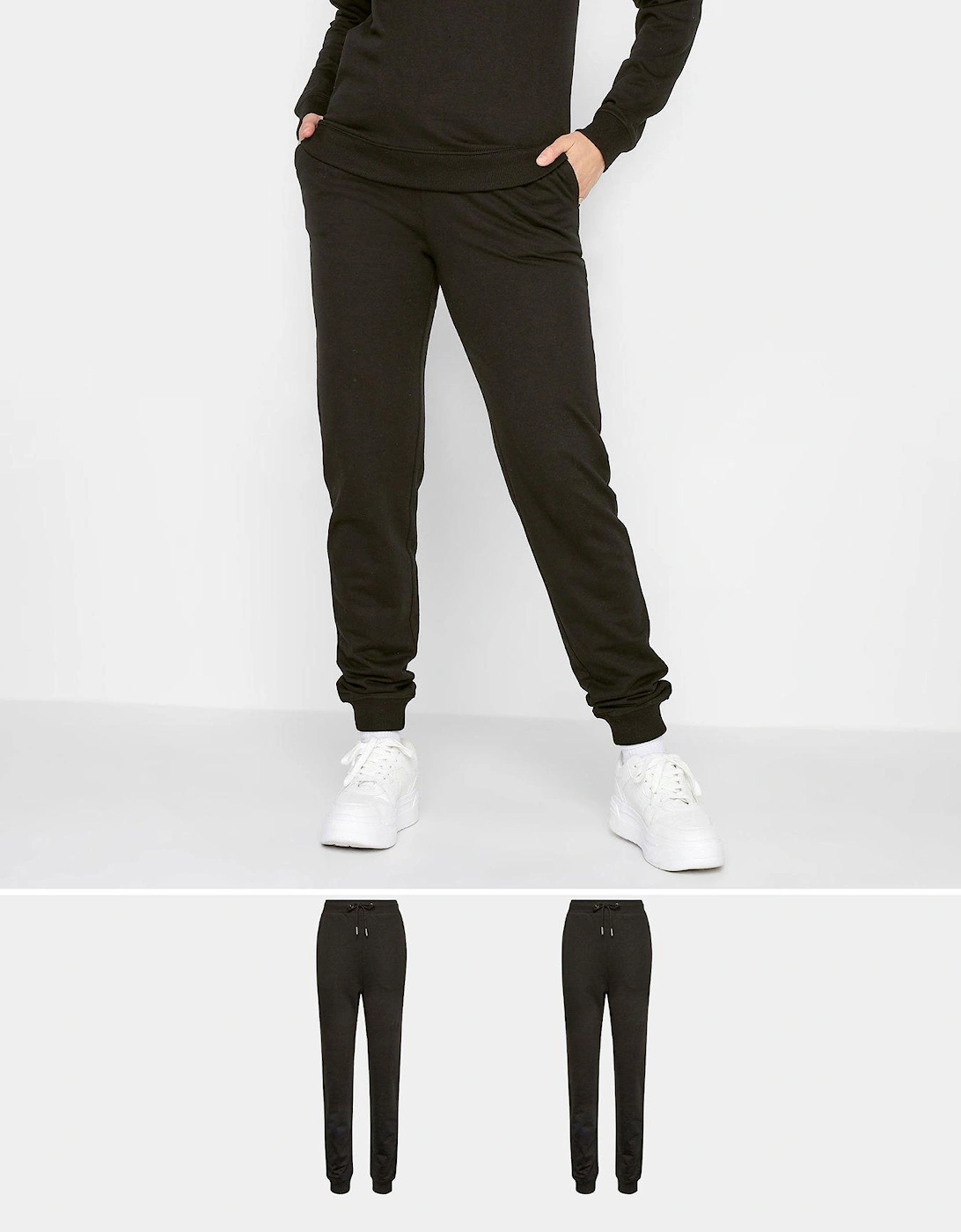 Black 2 Pack Joggers, 2 of 1