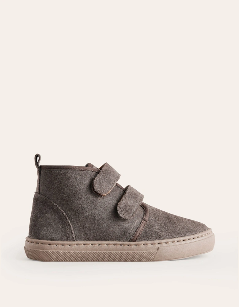Suede Strap Boots