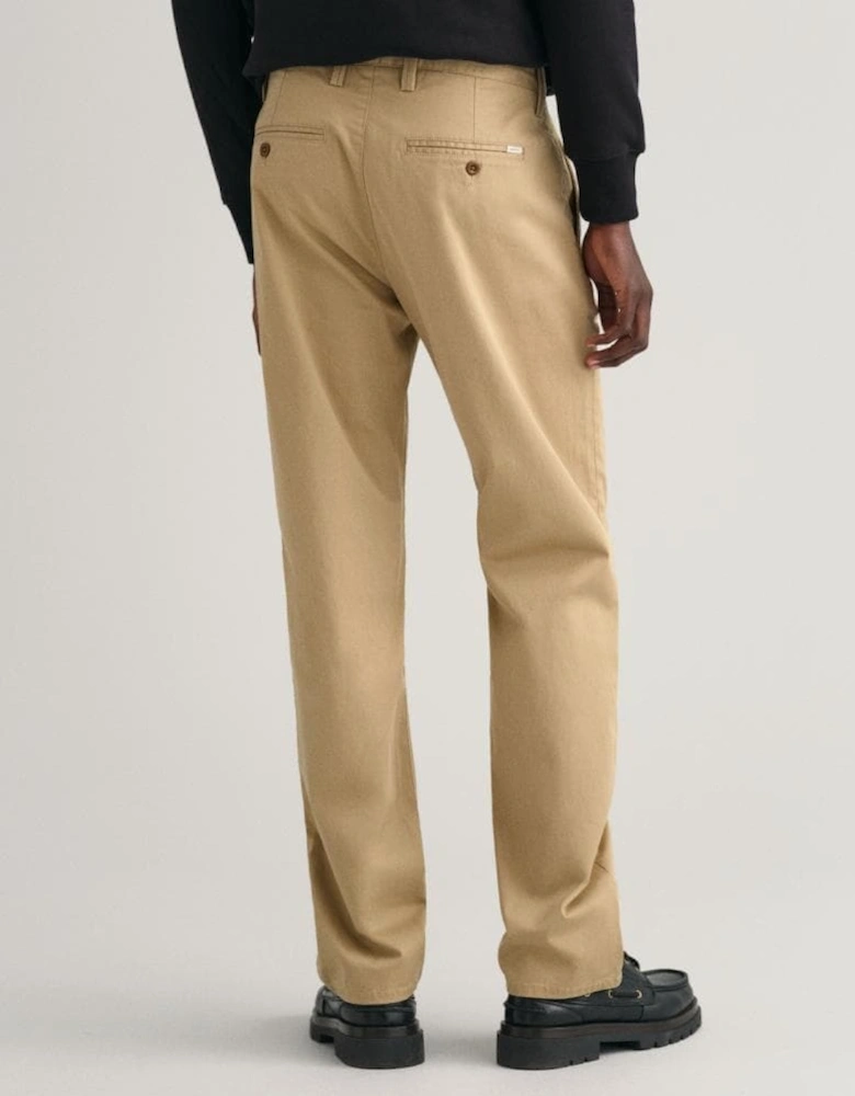 Mens Regular Fit Twill Chinos