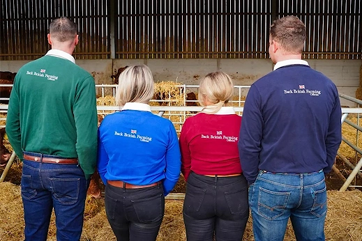 Back British Farming Premium Unisex Rugby Shirt Burgundy