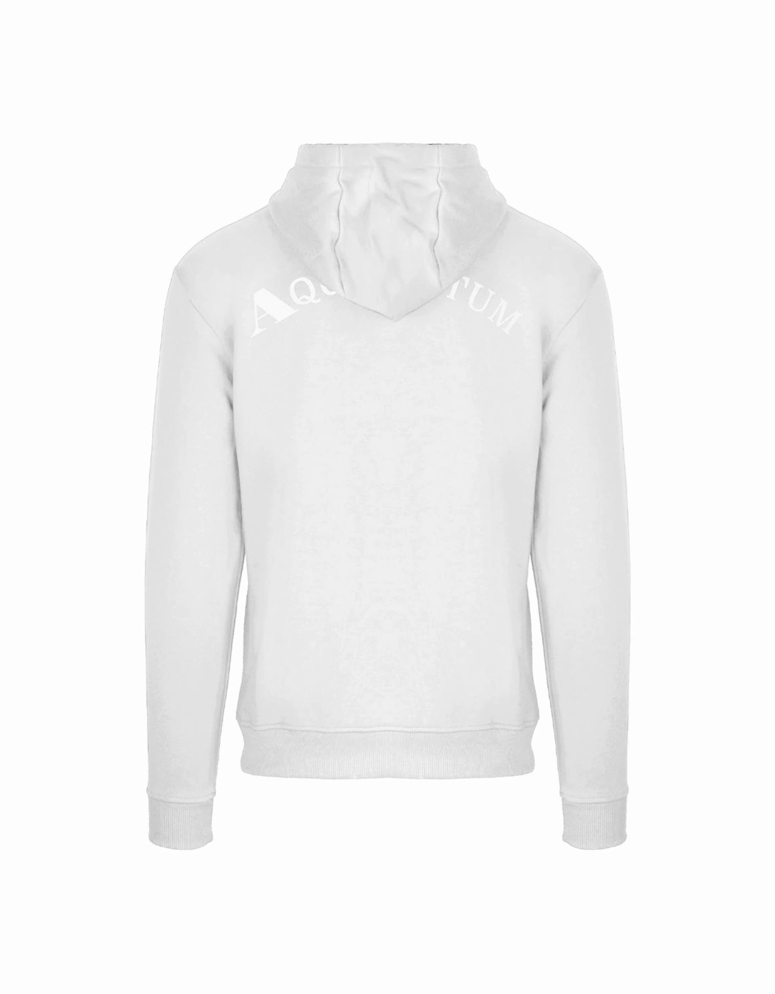 AQ 1851 Patch Logo White Hoodie