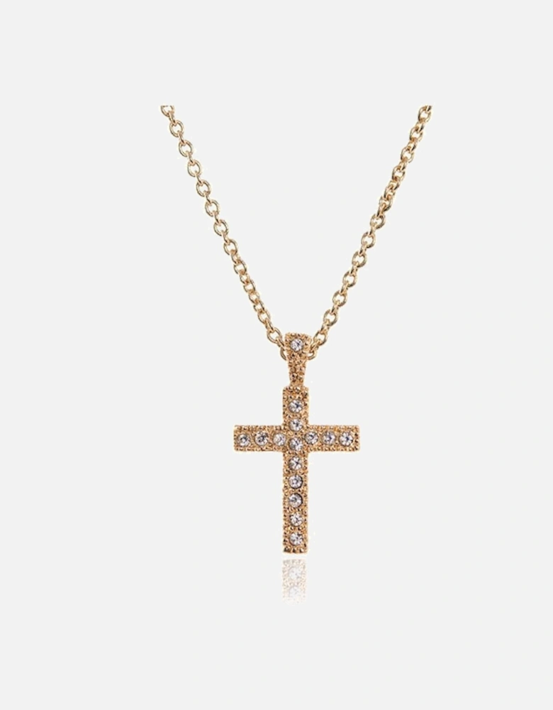 Cachet Classic Cross Pendant Plated in Gold