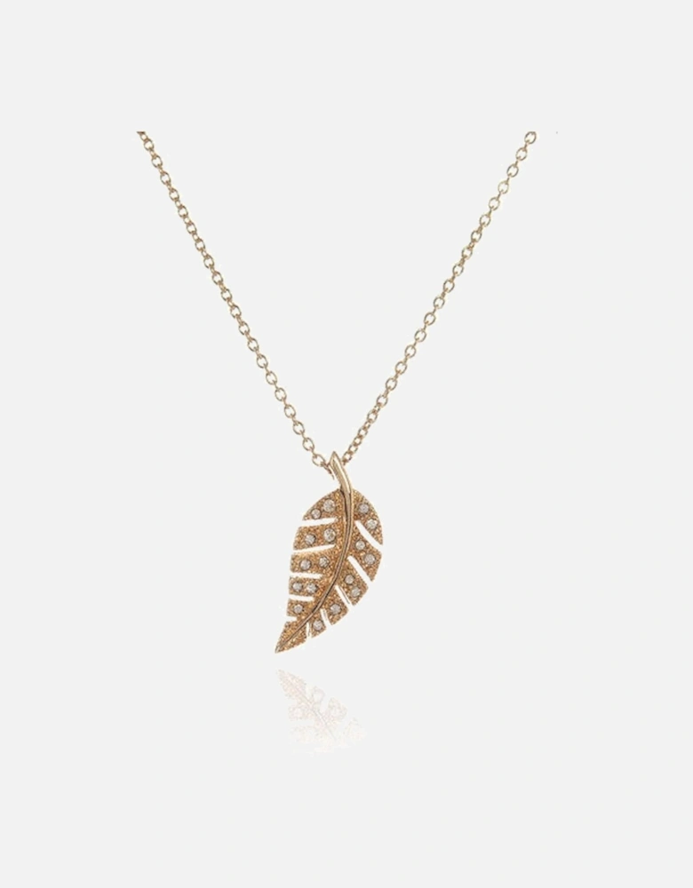 Cachet Leafy Pendant plated in Gold