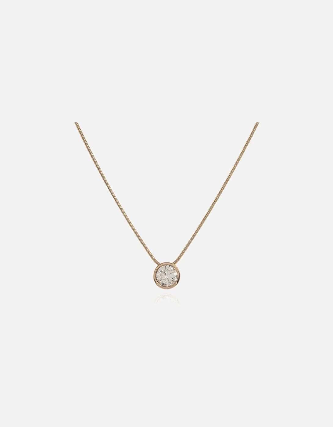 Cachet Solitaire Pendant Plated in Gold, 4 of 3