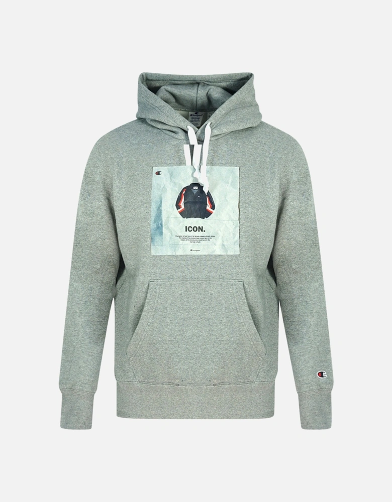 Icon Logo Grey Hoodie