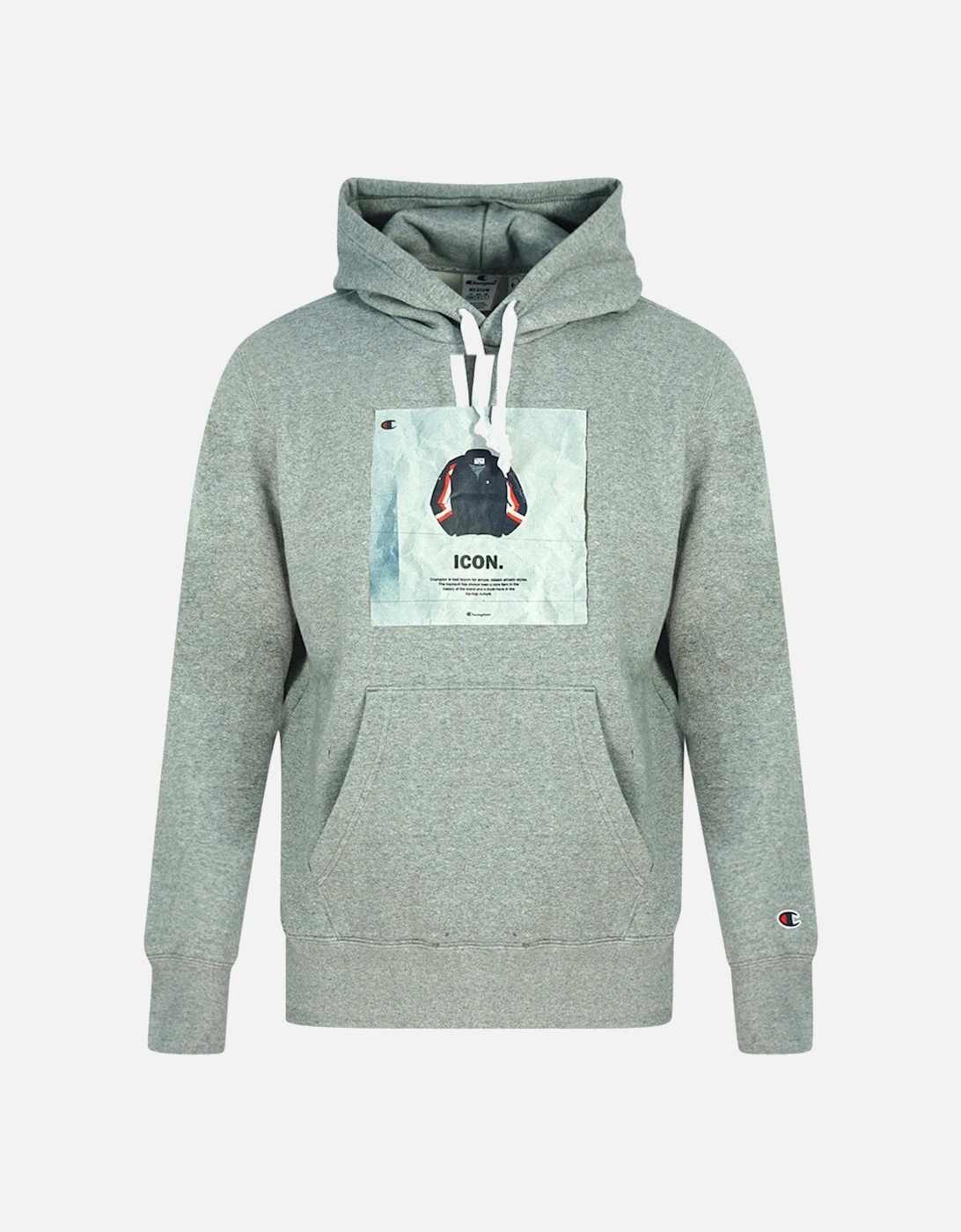 Icon Logo Grey Hoodie, 3 of 2