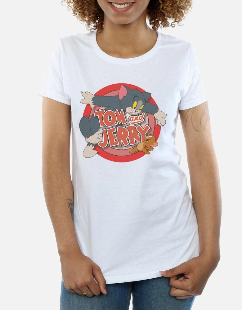 Tom and Jerry Womens/Ladies Catch Cotton T-Shirt