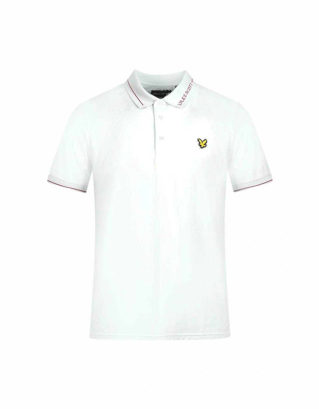 Lyle Scott White Branded Collar Polo Shirt, 3 of 2