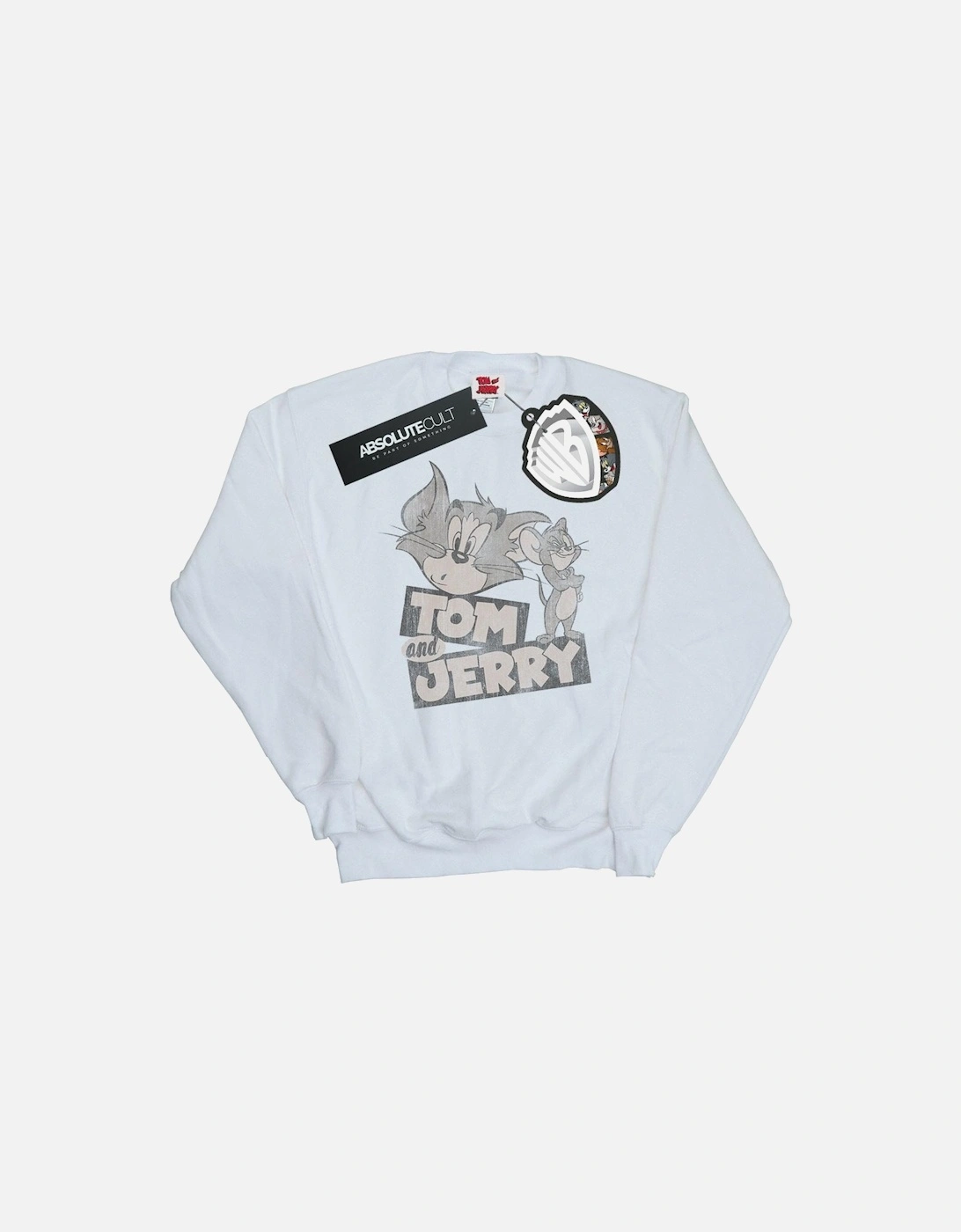Tom and Jerry Mens Wink Sweatshirt, 6 of 5